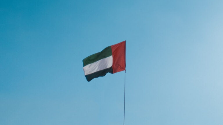 Uae Flag On Flagpole Waving.jpg